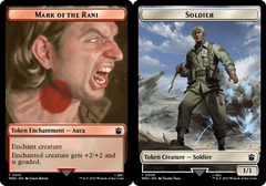 Mark of the Rani (0015) // Soldier (0008) Double-Sided Token - Foil